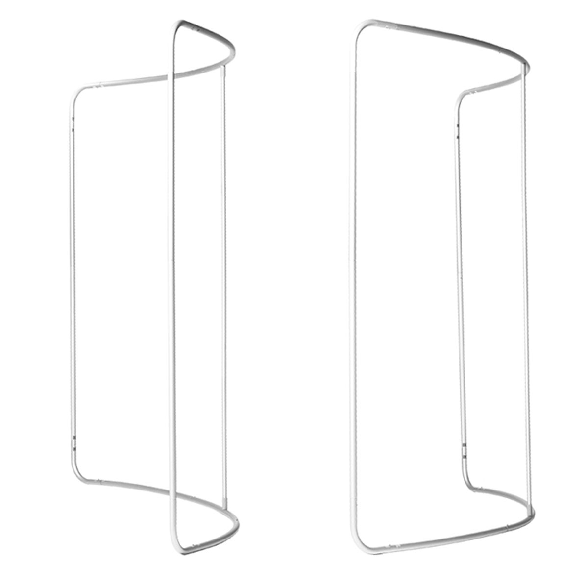Zipper Wall - Curved - System ohne Druck