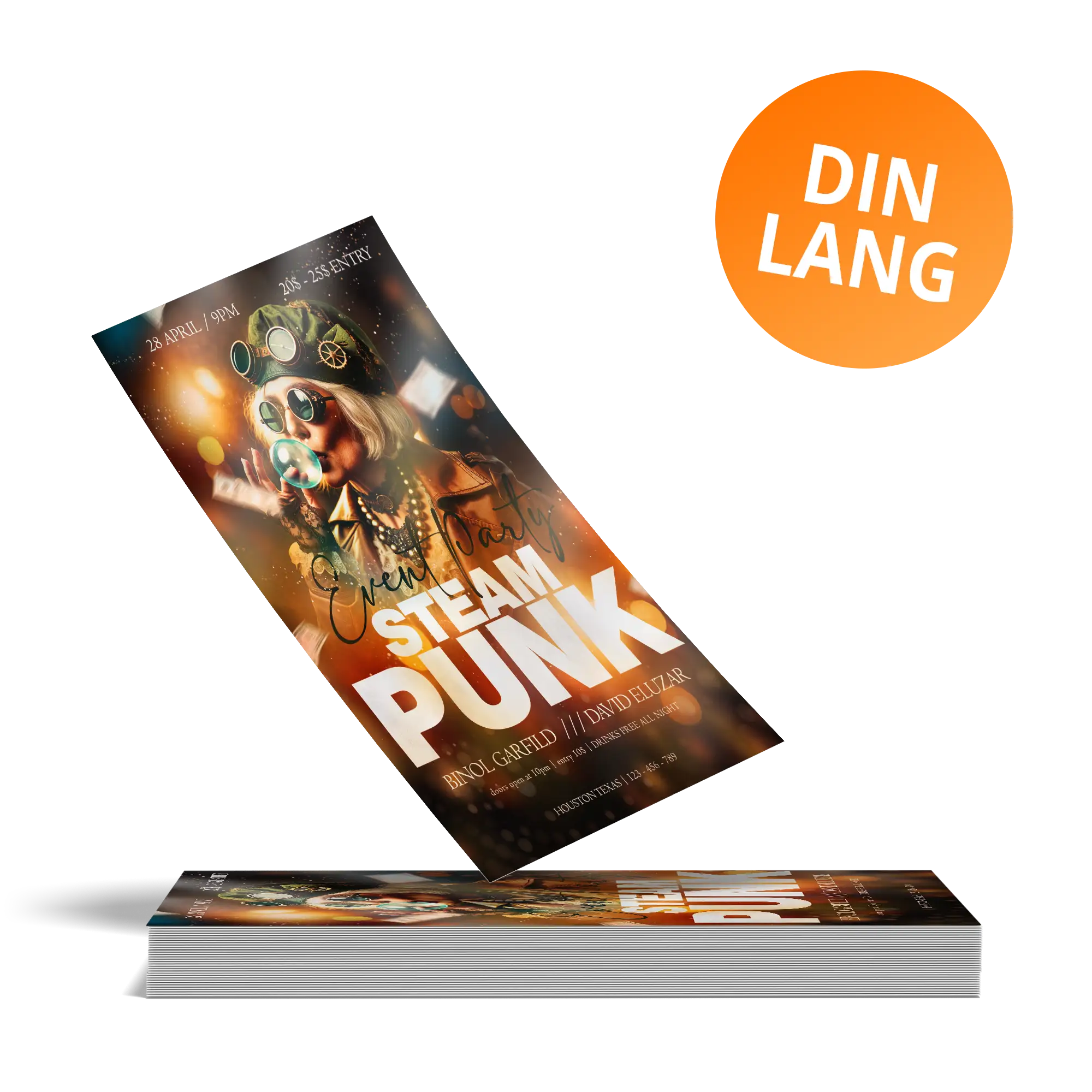 Flyer - DIN Lang